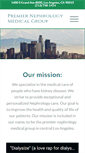 Mobile Screenshot of premiernephrologyla.com